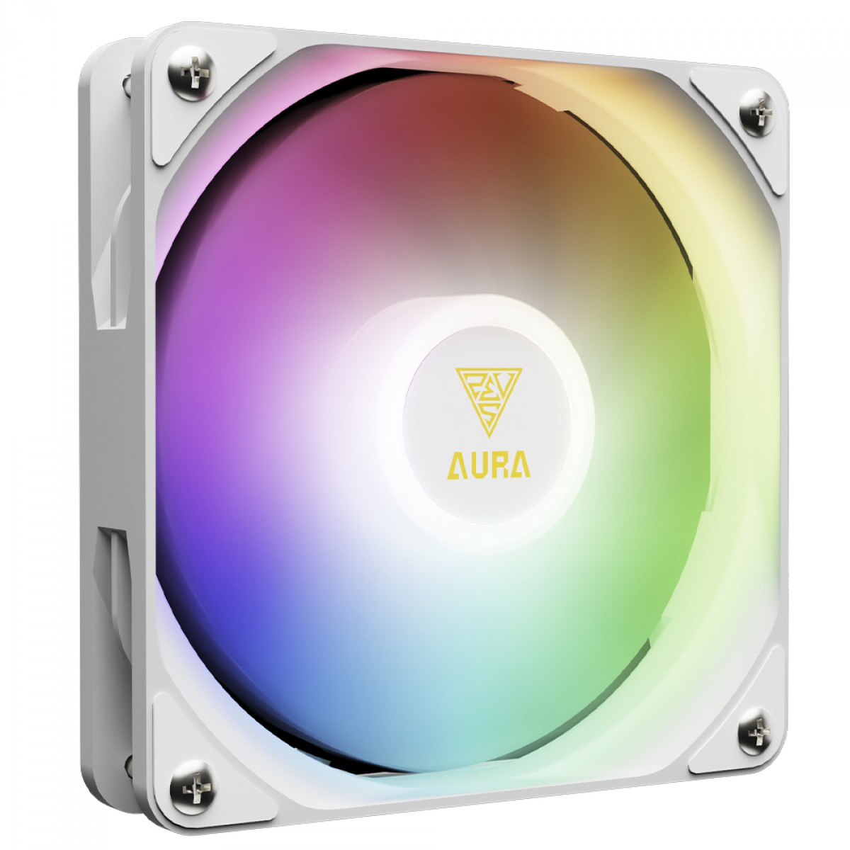 Water Cooler Gamdias Aura GL 240 Digital WH, 240mm, ARGB, Intel/AMD, Branco