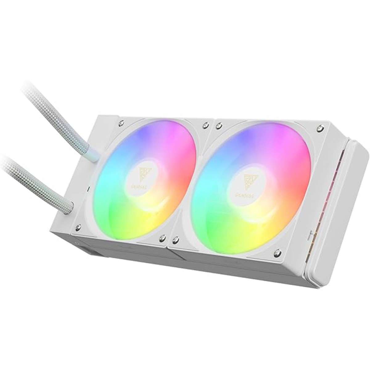 Water Cooler Gamdias Chione E4-240 WH, ARGB, 240mm, Display Digital, Intel-AMD, White