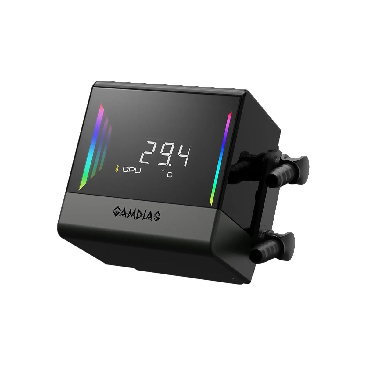 Water Cooler Gamdias Chione E4-360 V2, ARGB, 360mm, Display Digital, Intel-AMD, PWM, Preto