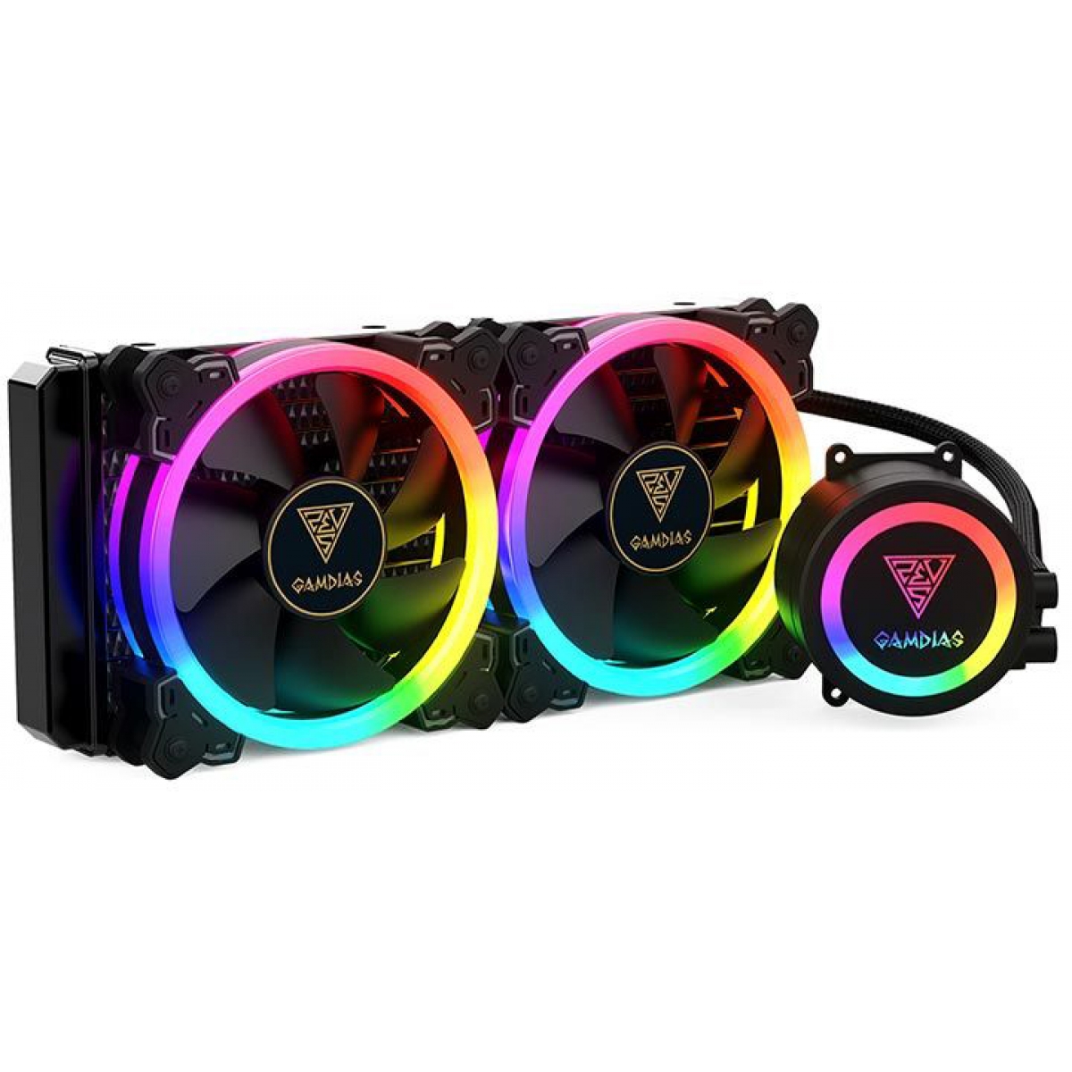 Water Cooler Gamdias Chione M1A 240R, RGB 240mm, Intel-AMD