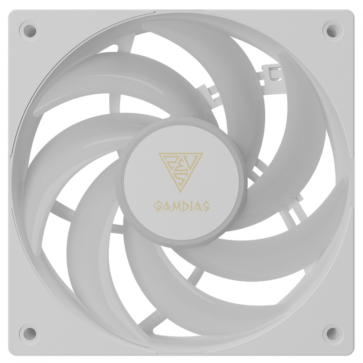 Water Cooler Gamdias Chione P5-240 WH, RGB, 240mm, Display Digital, Intel-AMD, PWM, Branco