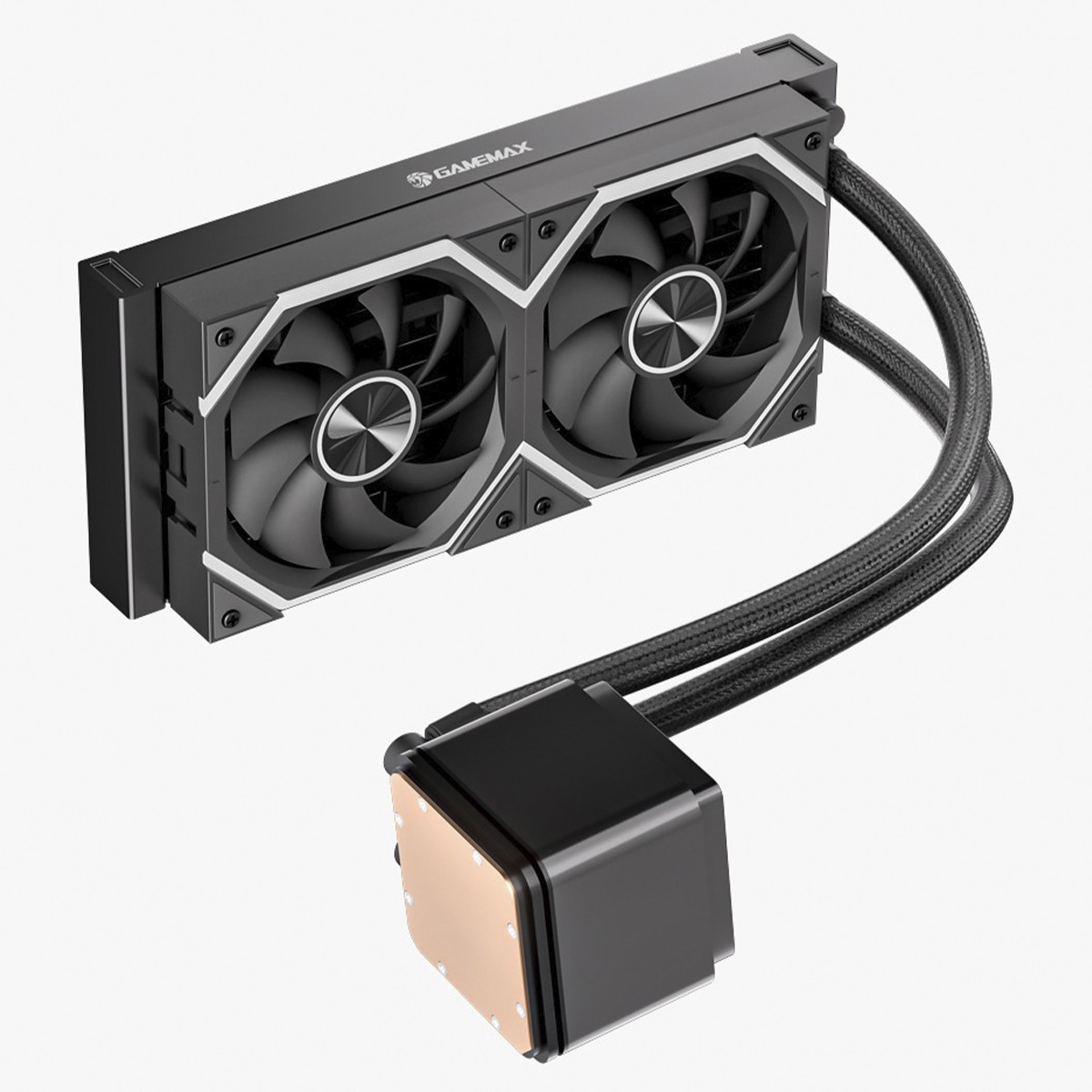 Water Cooler Gamemax IceBurg Digital 240DN2, ARGB, 240mm, Intel-AMD, Preto, ICB240N2WLSRK6F