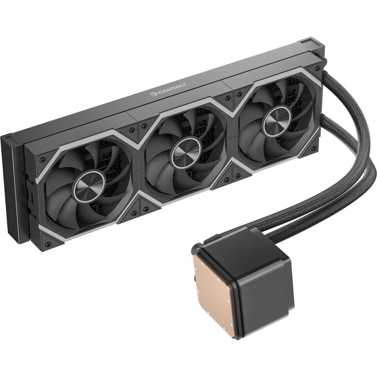Water Cooler Gamemax IceBurg Digital 360DN2, ARGB, 360mm, Intel-AMD, Preto, ICB360N2WLSRKT126F
