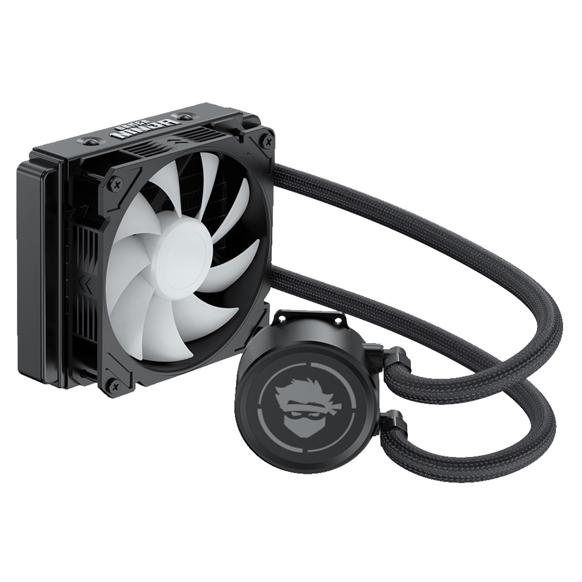 Water Cooler Gamer Ninja Spectro, ARGB, 120mm, Intel-AMD, Controladora, Black, GN-B120