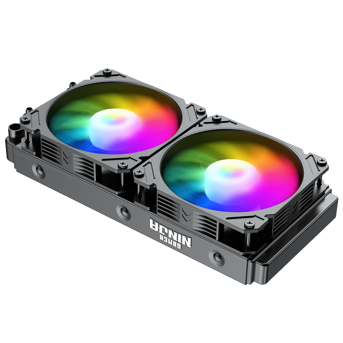 Water Cooler Gamer Ninja Spectro, ARGB, 240mm, Intel-AMD, Controladora, Black, GN-B240