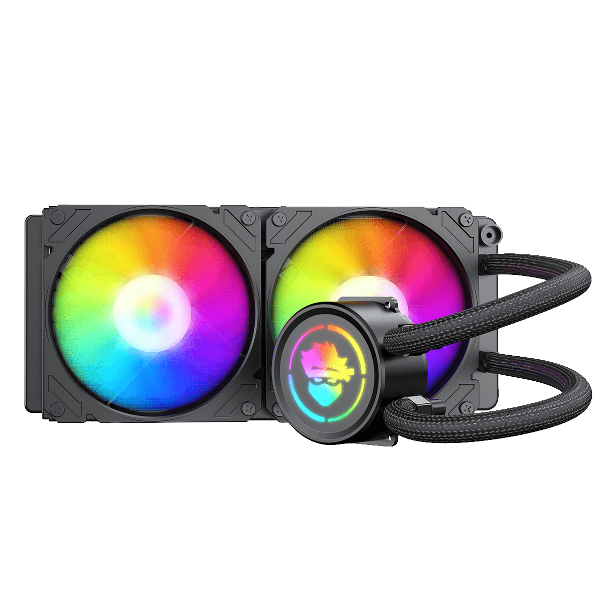 Water Cooler Gamer Ninja Spectro, ARGB, 240mm, Intel-AMD, Controladora, Black, GN-B240