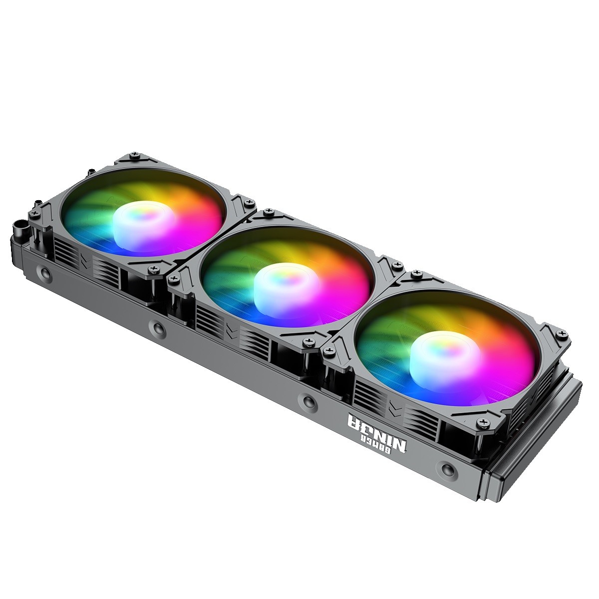 Water Cooler Gamer Ninja Spectro, ARGB, 360mm, Intel-AMD, Controladora, Black, GN-B360