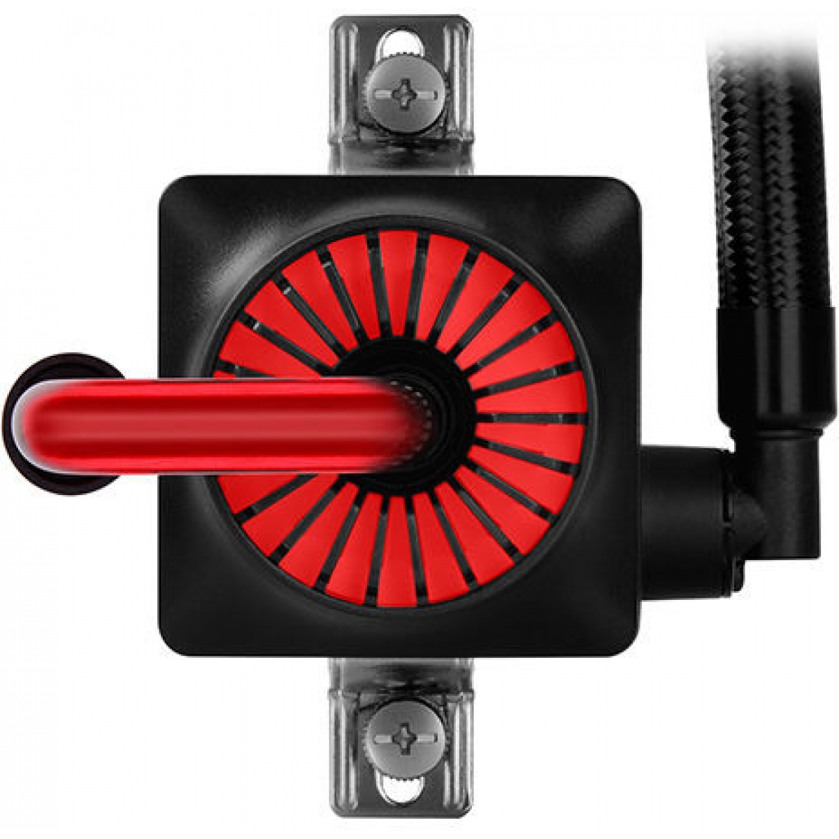 Water Cooler Gamer Storm DeepCool Captain 240EX, Red 240mm, Intel-AMD, DP-GS-H12L-CT240A4