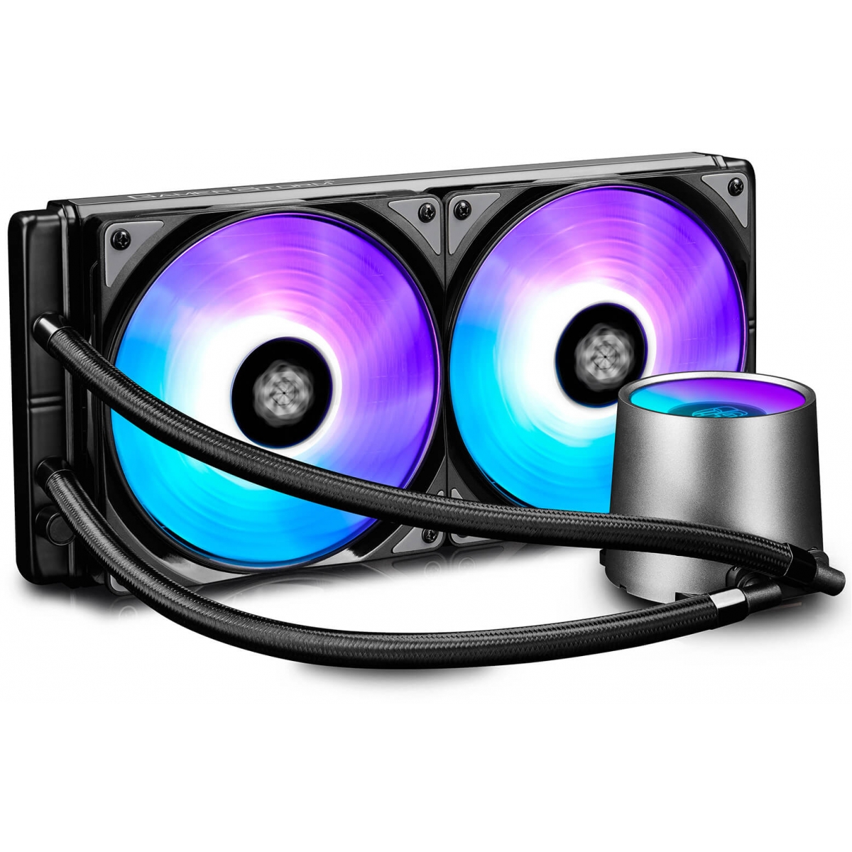 Water Cooler Gamer Storm DeepCool Castle, RGB 280mm, Intel-AMD, DP-GS-H12L-CSL280RGB