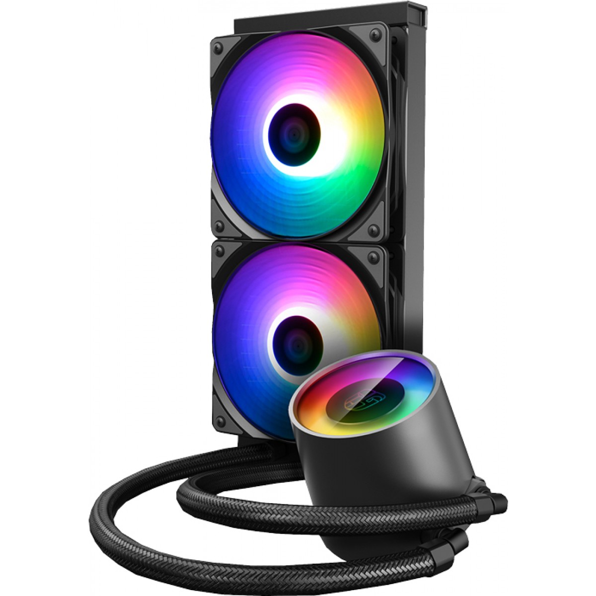 Water Cooler GamerStorm DeepCool Castle V2 RGB 240mm, Intel-AMD, DP-GS-H12AR-CSL240V2