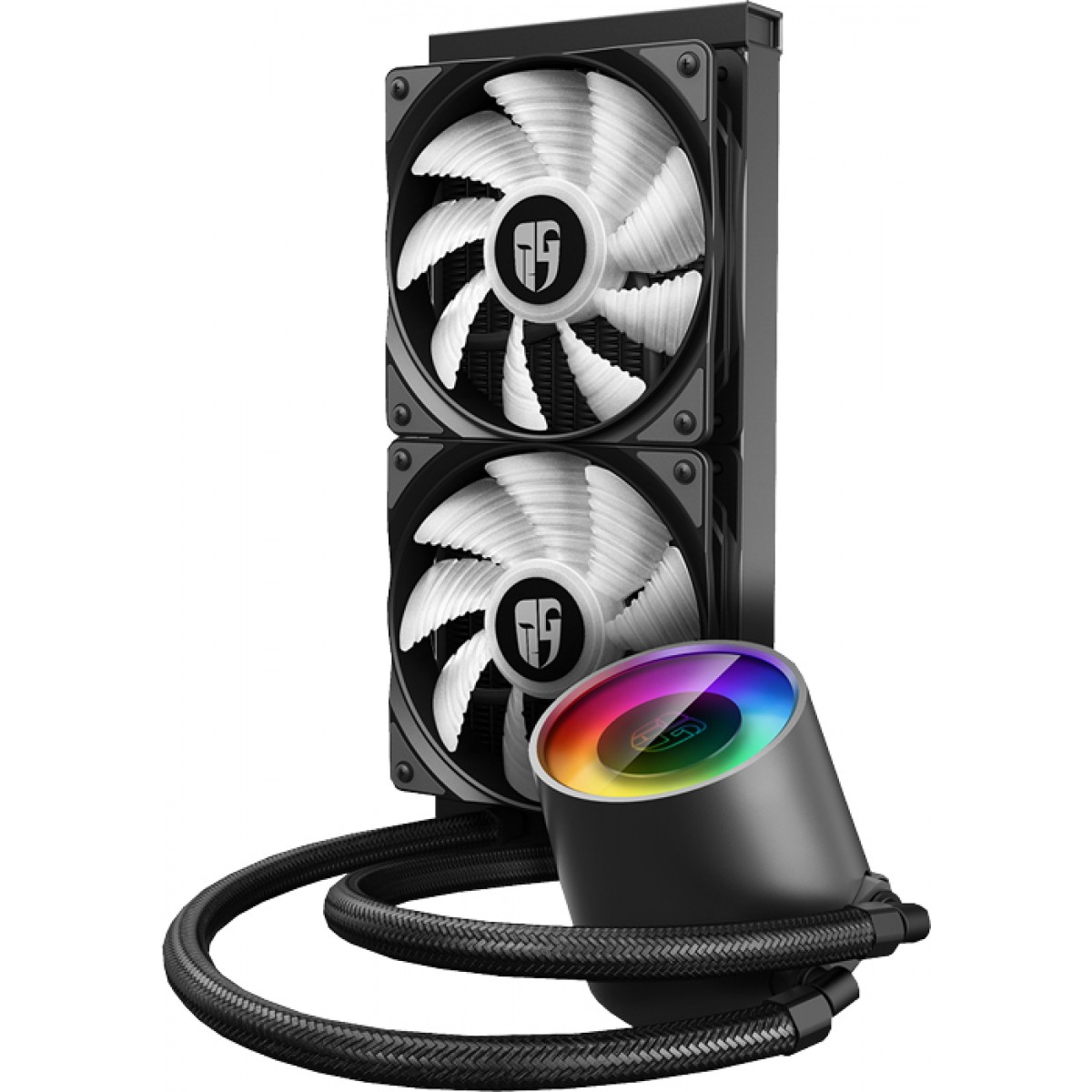 Water Cooler GamerStorm DeepCool Castle V2 RGB 240mm, Intel-AMD, DP-GS-H12AR-CSL240V2