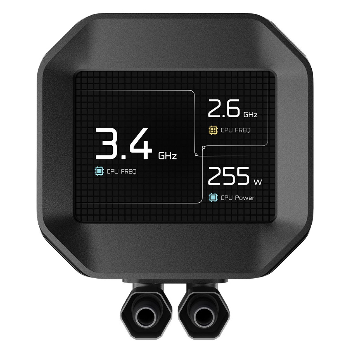 Water Cooler GamerStorm x Redragon LM360 RD, ARGB, 360mm, Display LCD IPS, Intel-AMD, Preto, R-LM360RD-BKAMMC-A-1