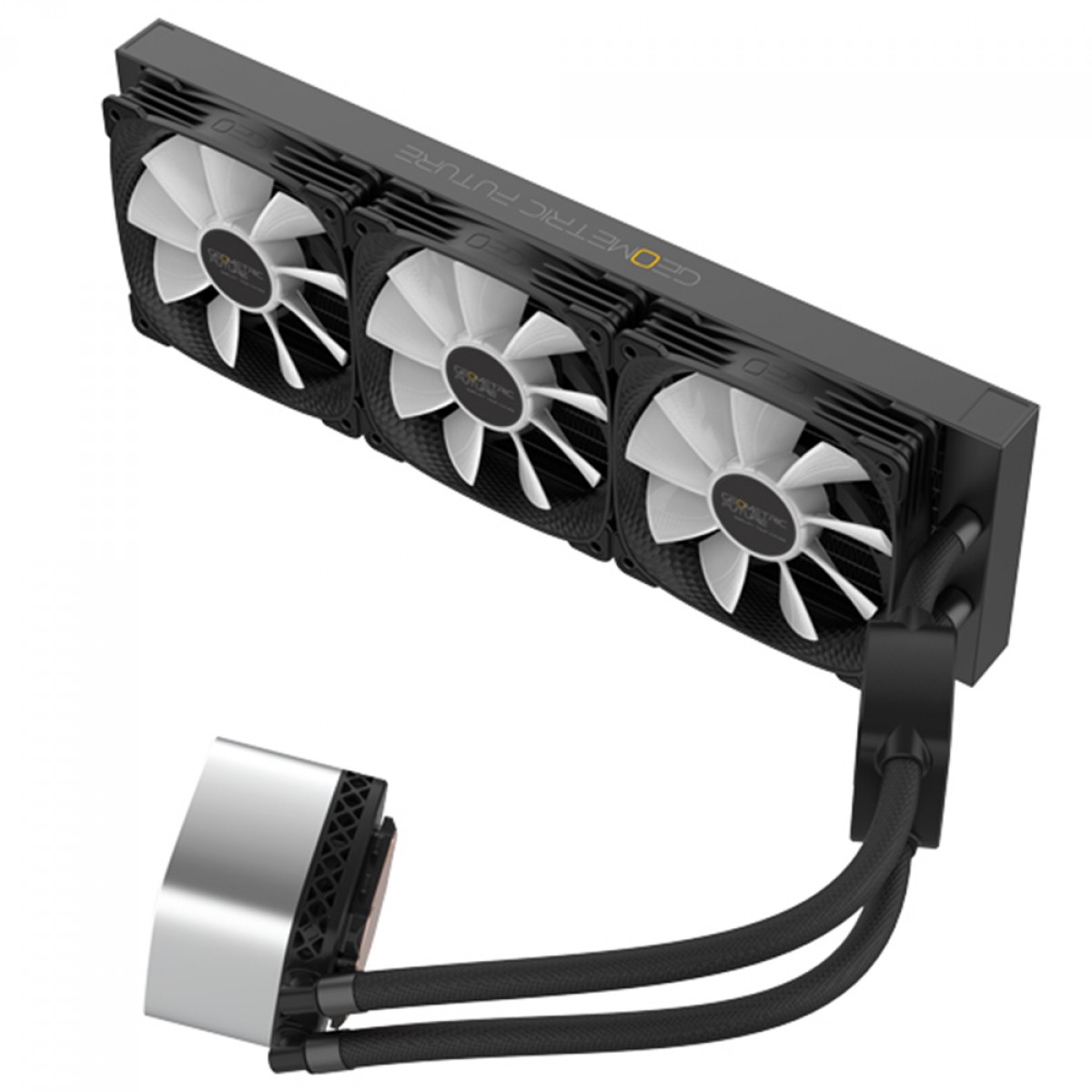Water Cooler Geometric Future Eskimo Igloo Neon 36, RGB, 360mm, Intel-AMD, PWM, Preto, GEO-EI-N36B