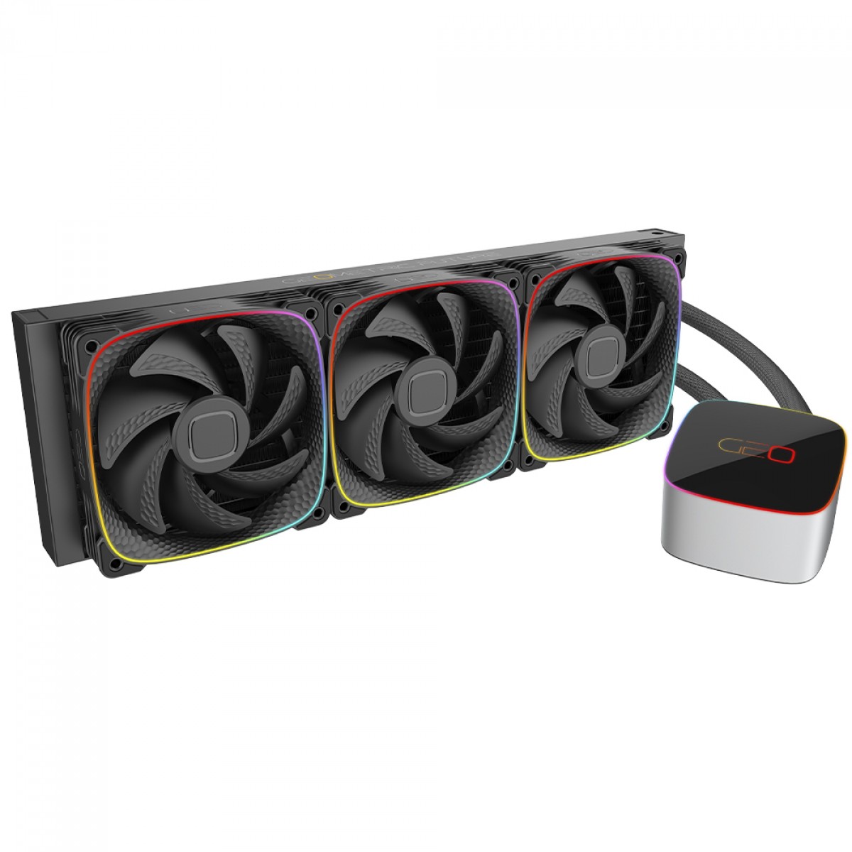 Water Cooler Geometric Future Eskimo Junior 36, RGB, 360mm, Intel-AMD, PWM, Preto, GEO-EJ-36B