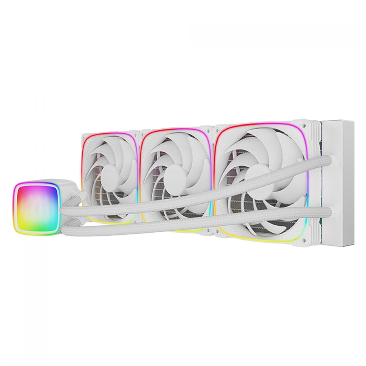 Water Cooler Geometric Future Eskimo PRO 42W, 420mm, ARGB, Intel/AMD, Branco, GEO-EP-42W