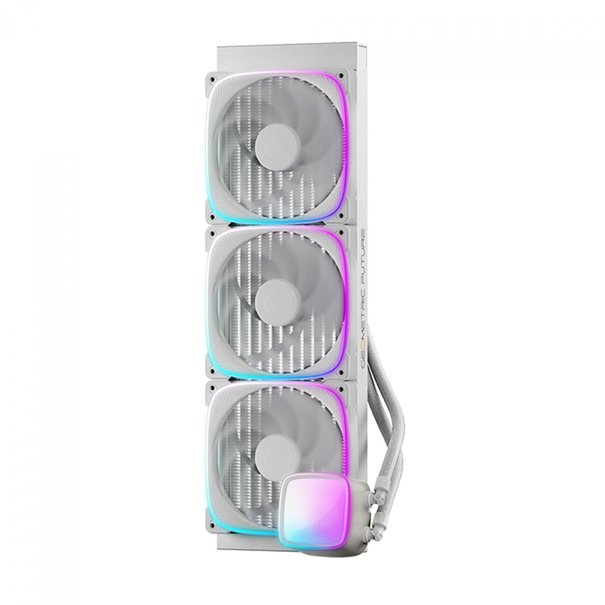 Water Cooler Geometric Future Eskimo PRO 42W, 420mm, ARGB, Intel/AMD, Branco, GEO-EP-42W