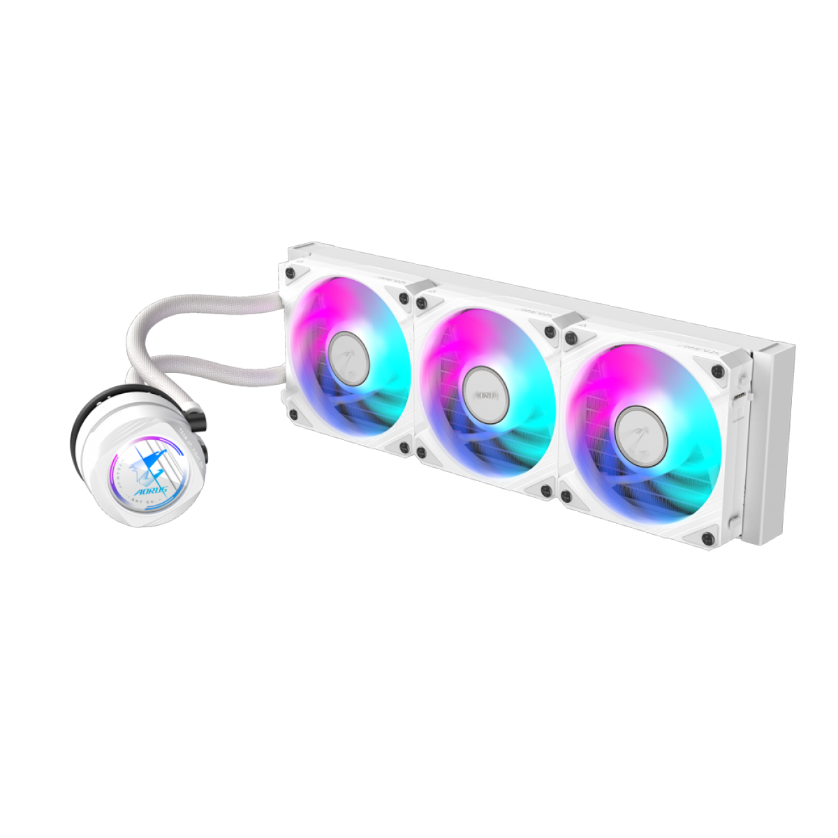 Water Cooler Gigabyte Aorus Waterforce II 360 ICE, ARGB, 360mm, Intel-AMD, White
