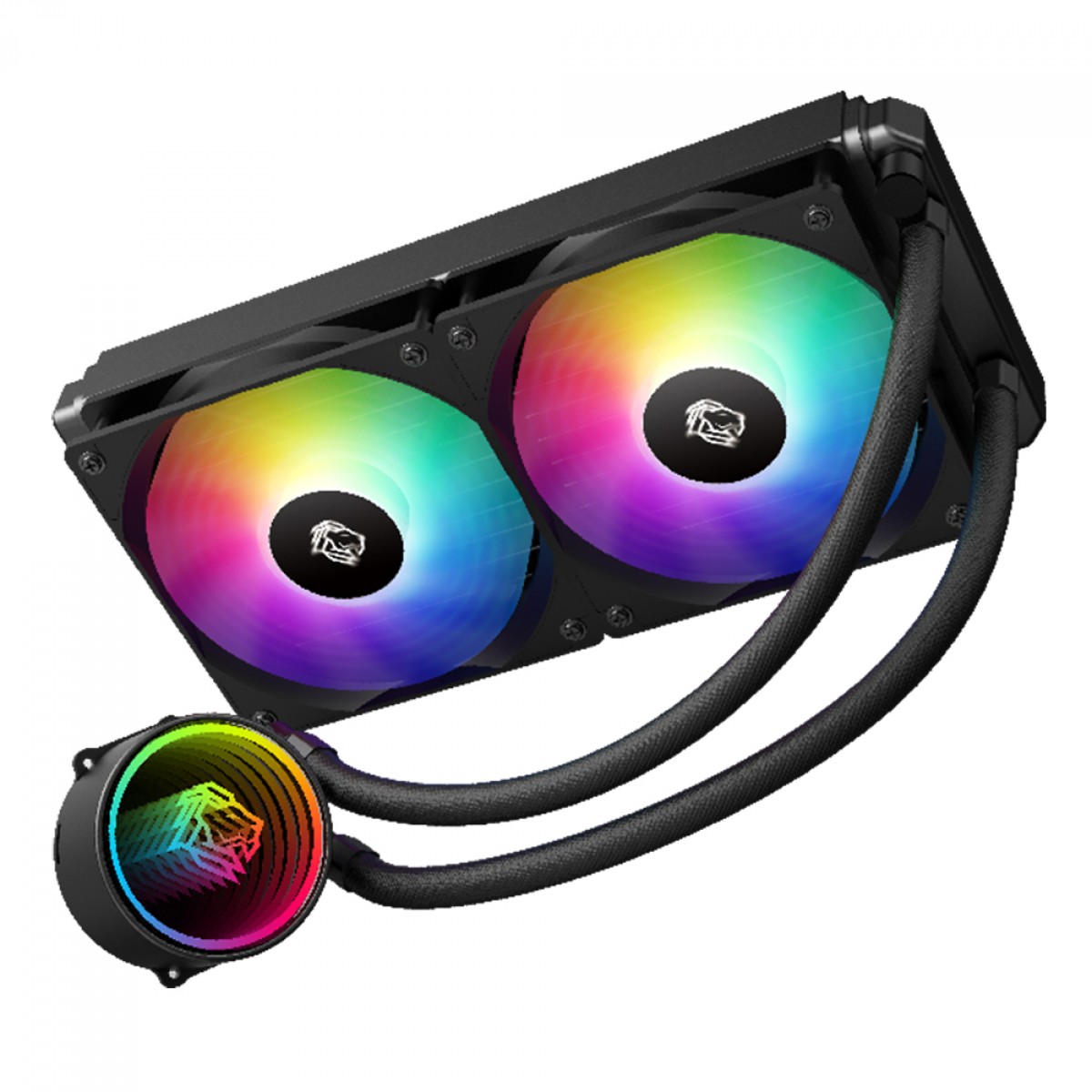 Water Cooler Hayom FC1315, Rainbow, 240mm, Intel-AMD, Preto