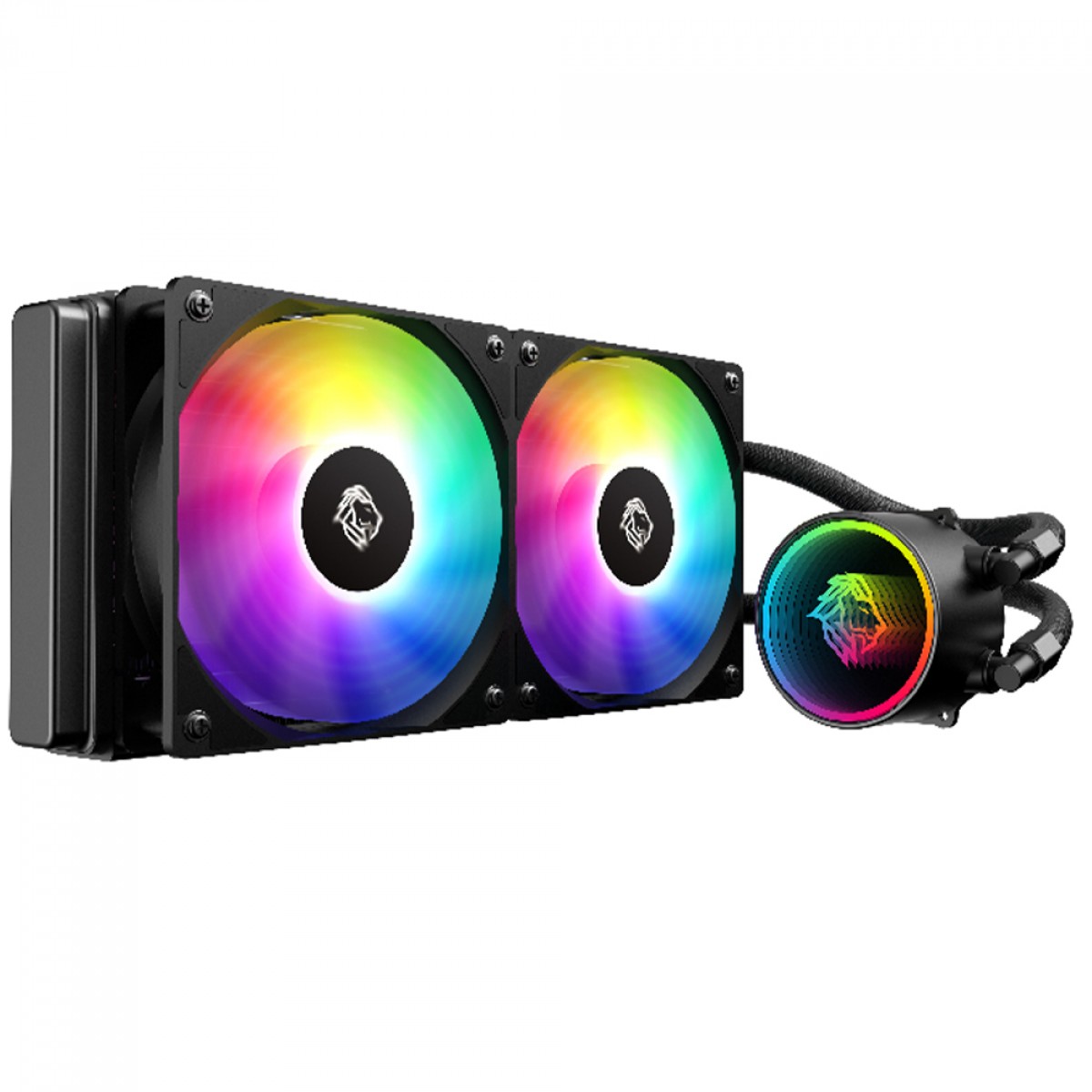 Water Cooler Hayom FC1315, Rainbow, 240mm, Intel-AMD, Preto