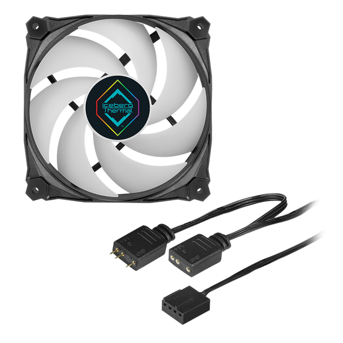 Water Cooler Iceberg Thermal IceFloe OASIS 360, 360mm, ARGB, Intel/AMD, Black
