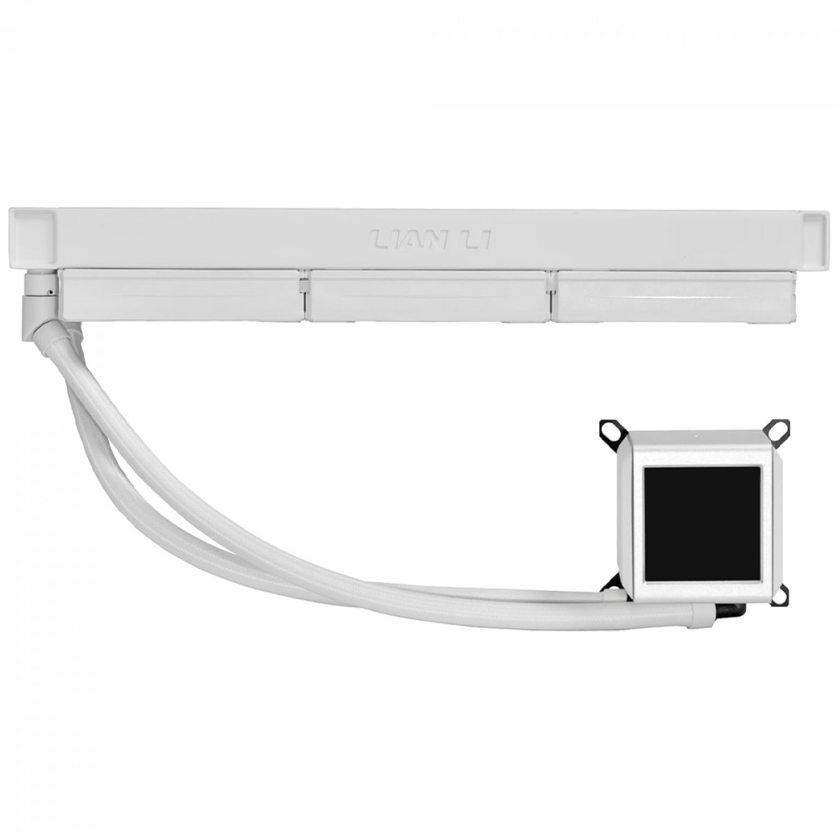 Water Cooler Lian Li Galahad II LCD, 360mm, ARGB, Com Display, Intel/AMD, Branco, GA2ALCD36W WHITE