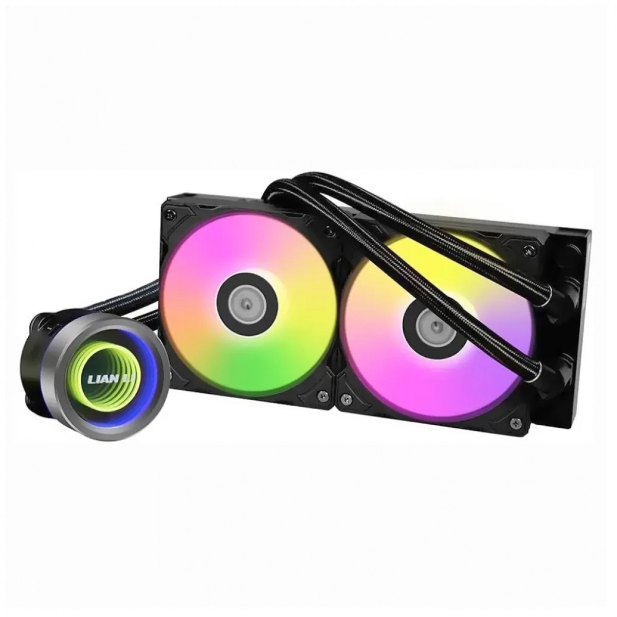 Water Cooler Lian Li Galahad II Trinity 240, 240mm, ARGB, Intel-AMD, Black, Compatível Com LGA 1700, GA2T24B