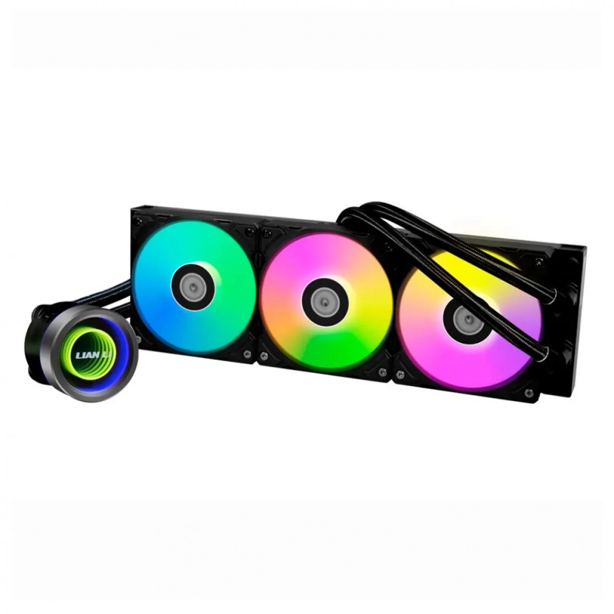 Water Cooler Lian Li Galahad II Trinity 360, 360mm, ARGB, Intel-AMD, Black, Compatível Com LGA 1700, GA2T36B
