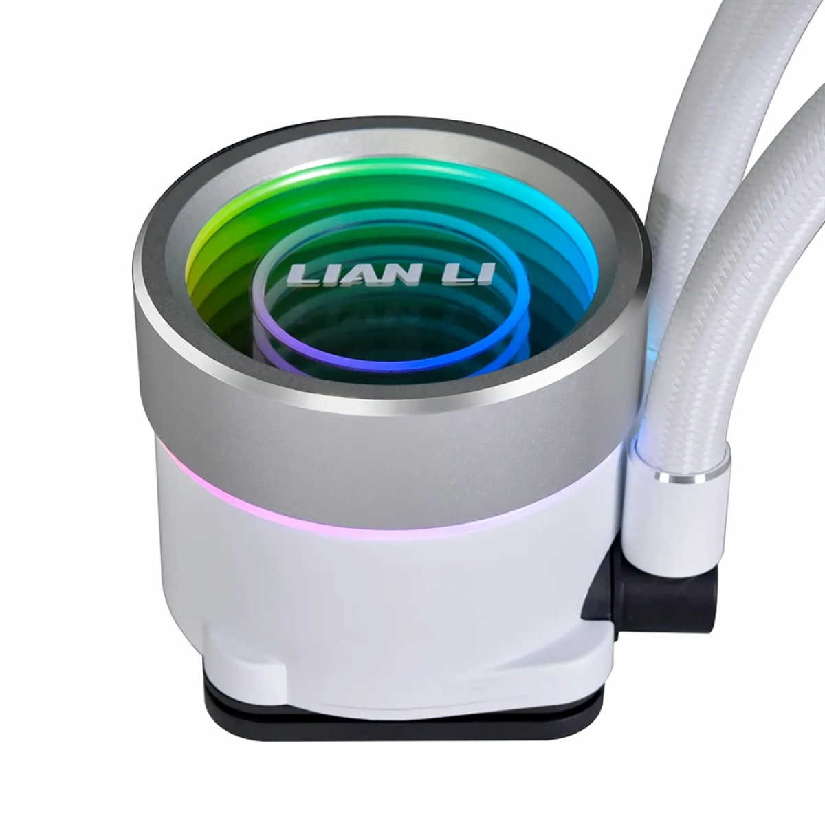 Water Cooler Lian Li Galahad II Trinity, RGB 360mm, Intel-AMD, White, Compatível Com LGA 1700, GA2T36W