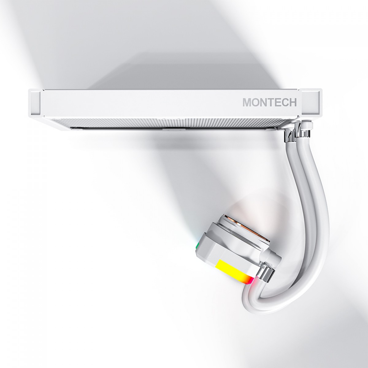 Water Cooler Montech HyperFlow ARGB, 240mm, Intel-AMD, Branco
