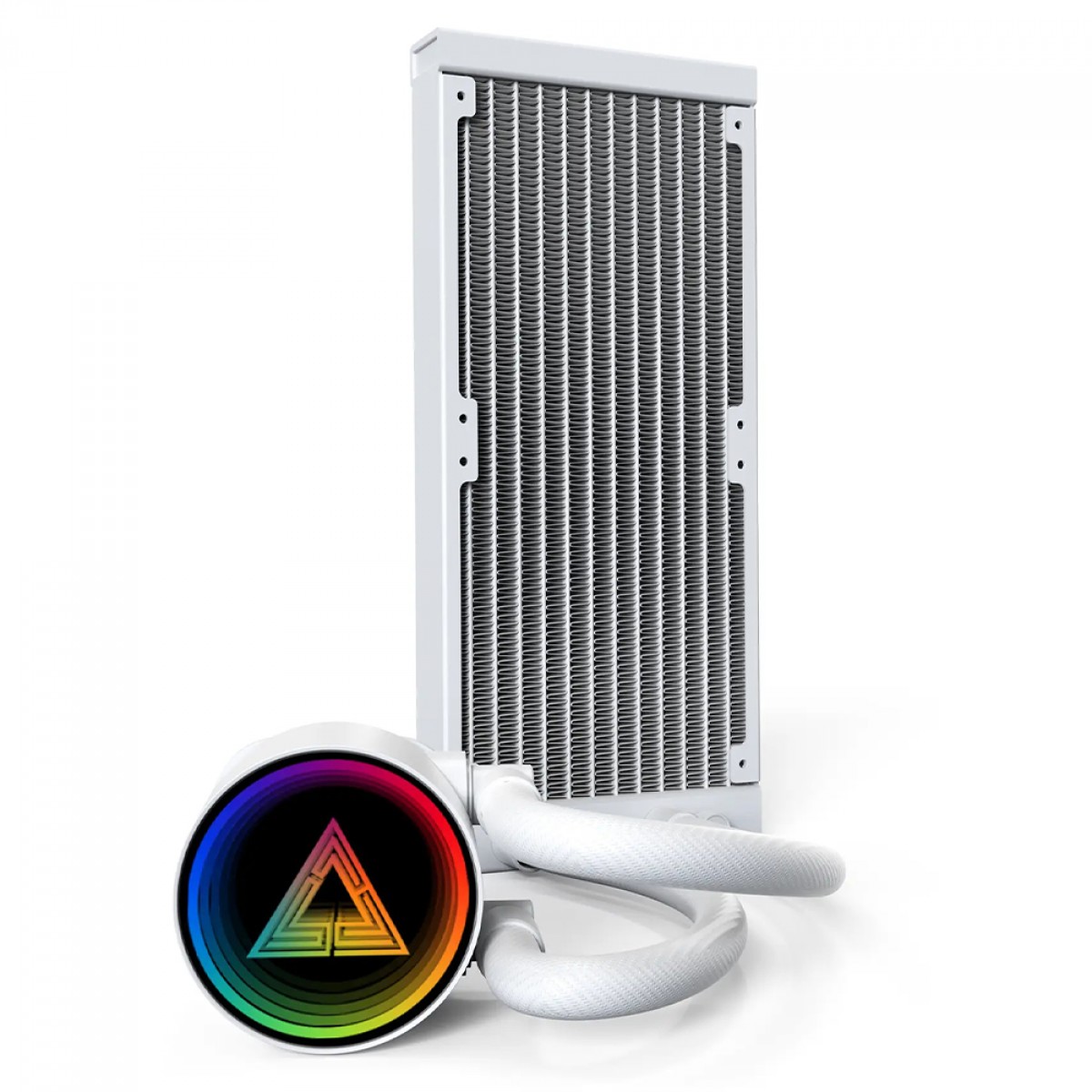 Water Cooler Montech LightFlow ARGB, 240mm, Intel-AMD, Branco