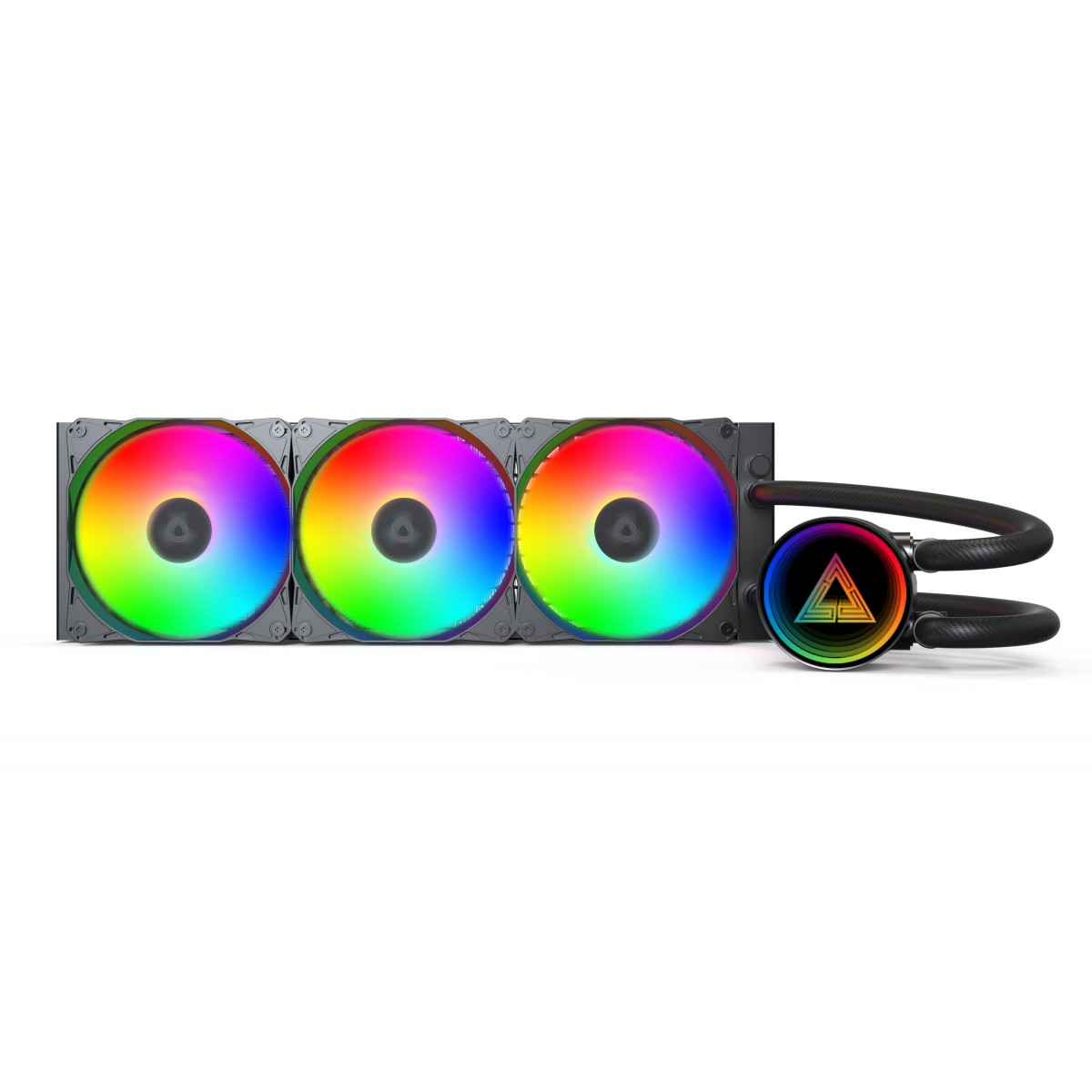 Water Cooler Montech LightFlow ARGB, 360mm, Intel-AMD, Preto