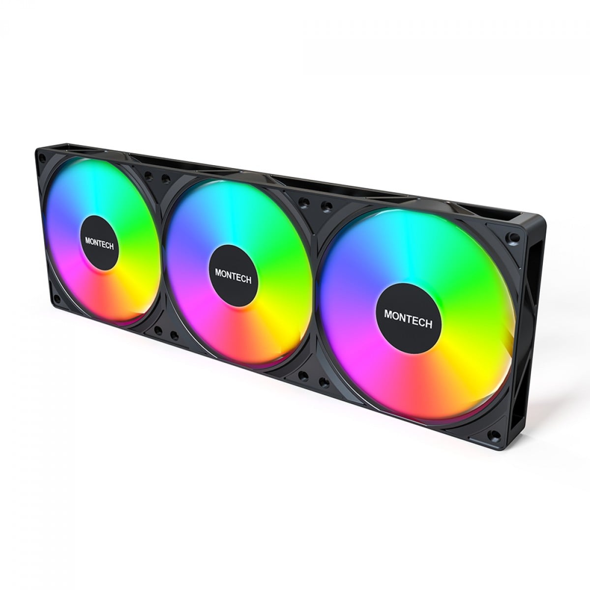 Water Cooler Montech PureFlow ARGB, 360mm, Intel-AMD, Preto