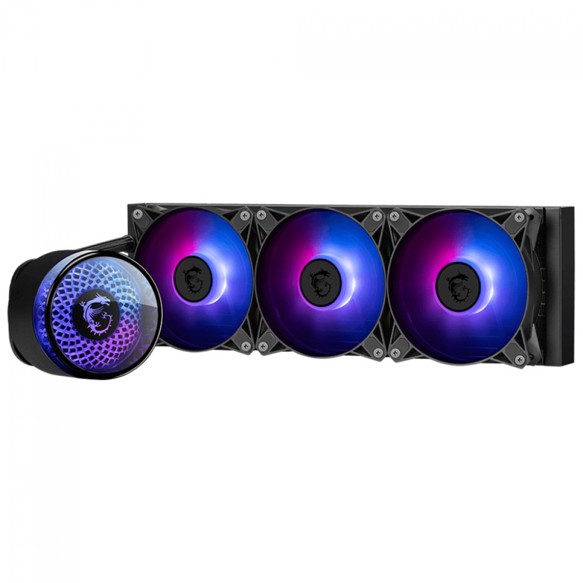 Water Cooler MSI MAG Coreliquid A12 360, ARGB, 360mm, Intel-AMD, Preto