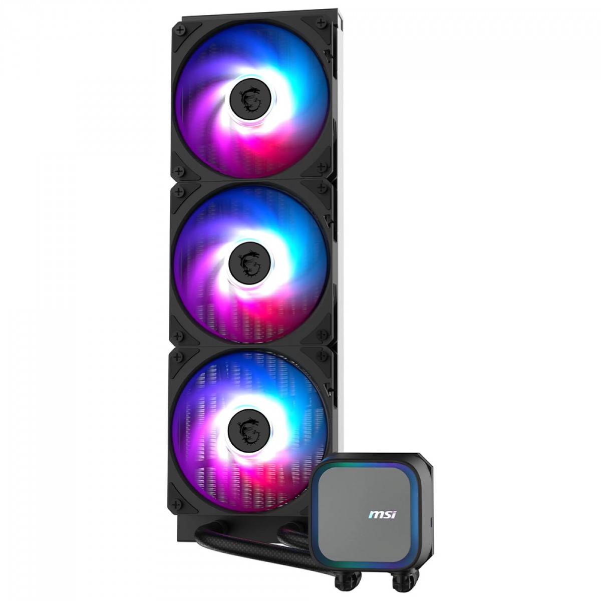 Water Cooler MSI MAG Coreliquid A13 360, ARGB, 360mm, Intel-AMD, Preto