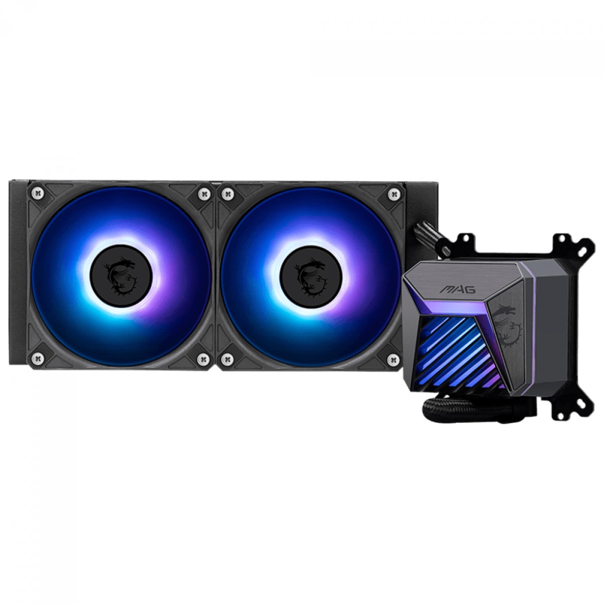 Water Cooler MSI MAG Coreliquid A15 240, ARGB, 240mm, Intel-AMD, Preto