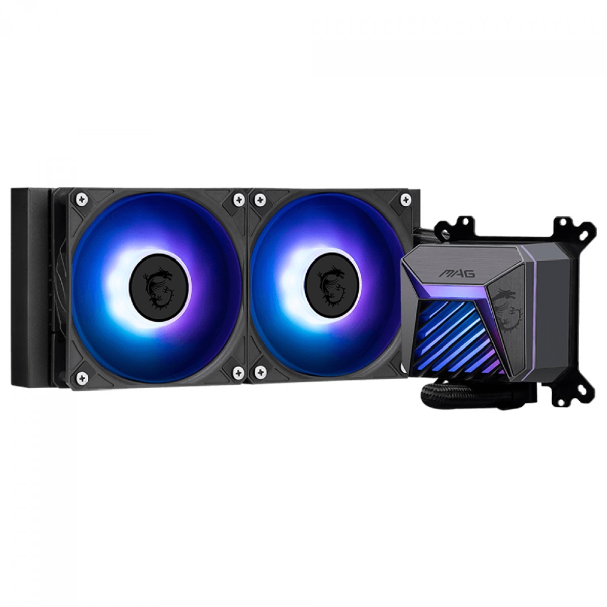Water Cooler MSI MAG Coreliquid A15 240, ARGB, 240mm, Intel-AMD, Preto