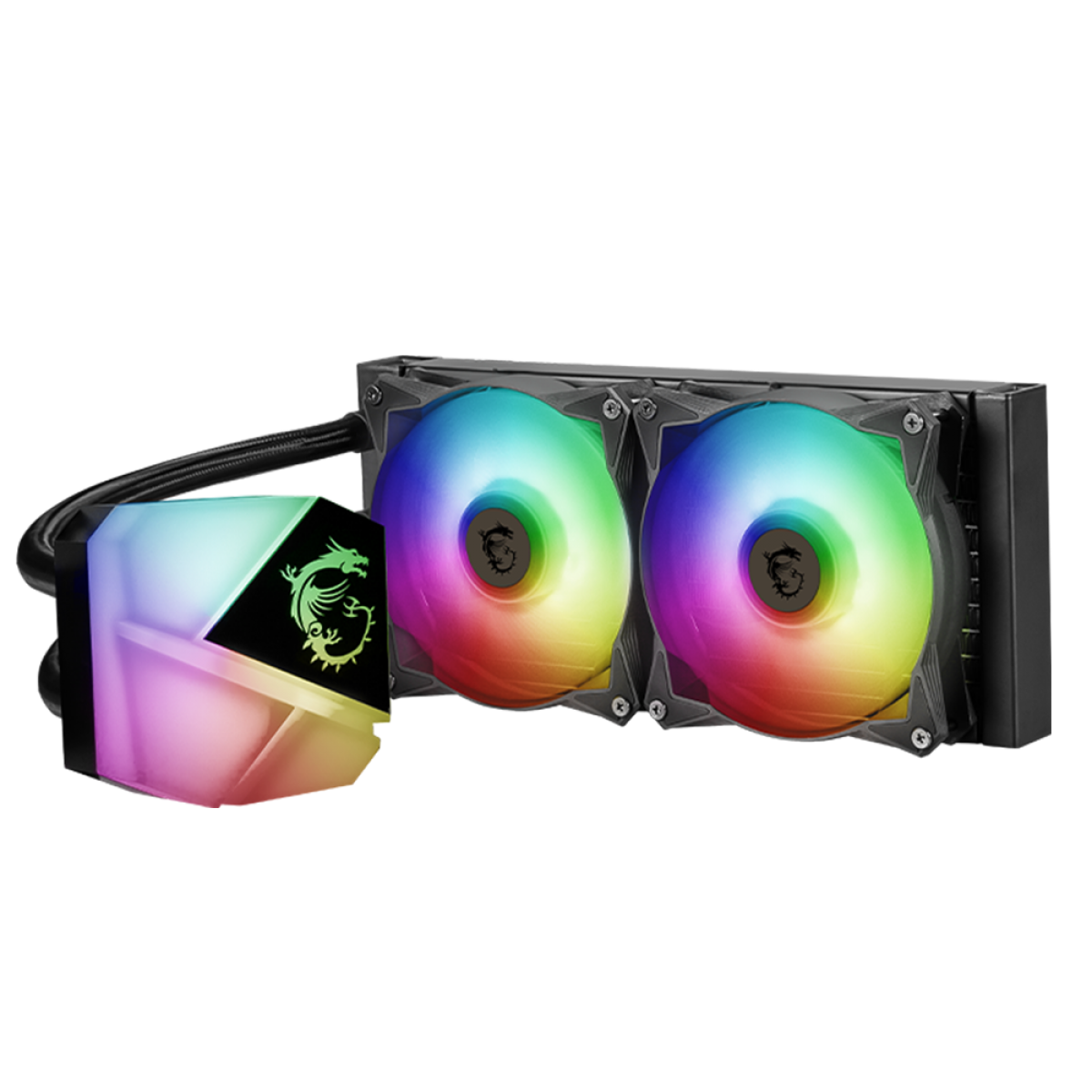 Water Cooler MSI MAG CORELIQUID C240, ARGB, 240mm, Intel-AMD, Black
