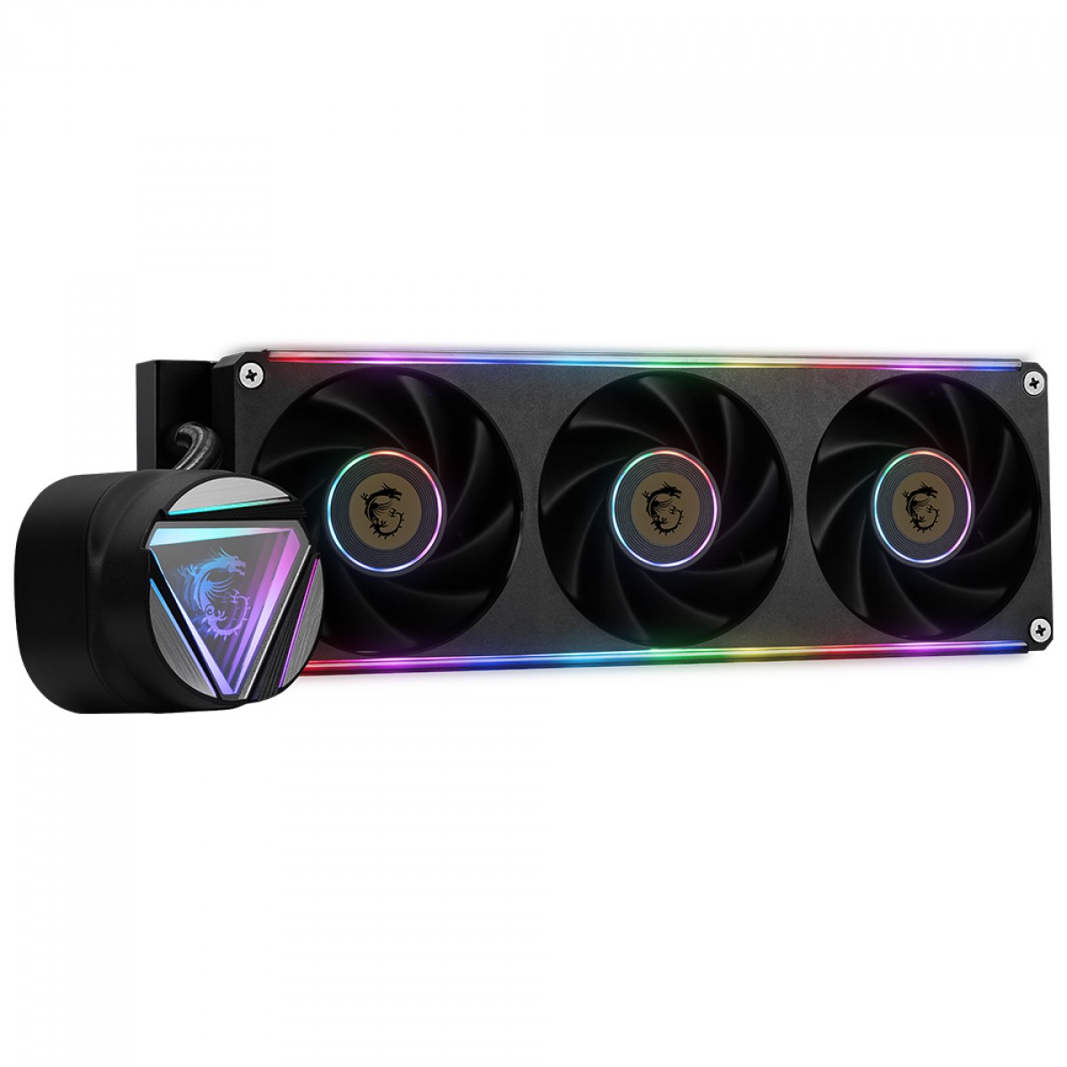 Water Cooler MSI MAG Coreliquid C360 V2, ARGB, 360mm, Intel-AMD, Preto
