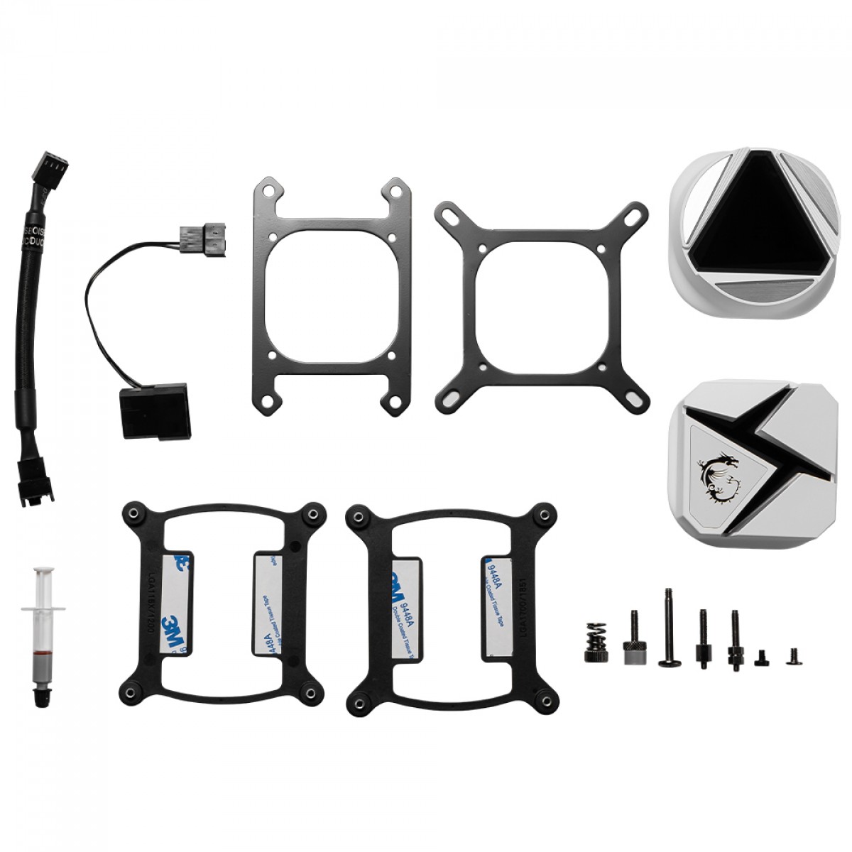 Water Cooler MSI MAG Coreliquid C360 V2 White, ARGB, 360mm, Intel-AMD, Branco