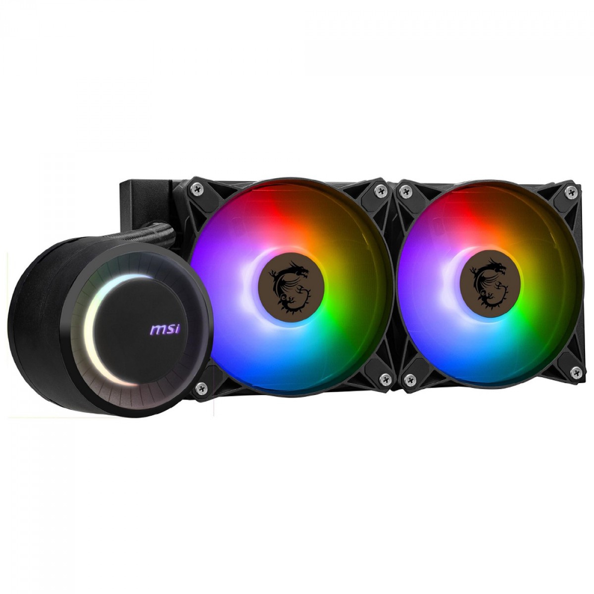 Water Cooler MSI MAG Coreliquid E240, ARGB, 240mm, Intel-AMD, Preto