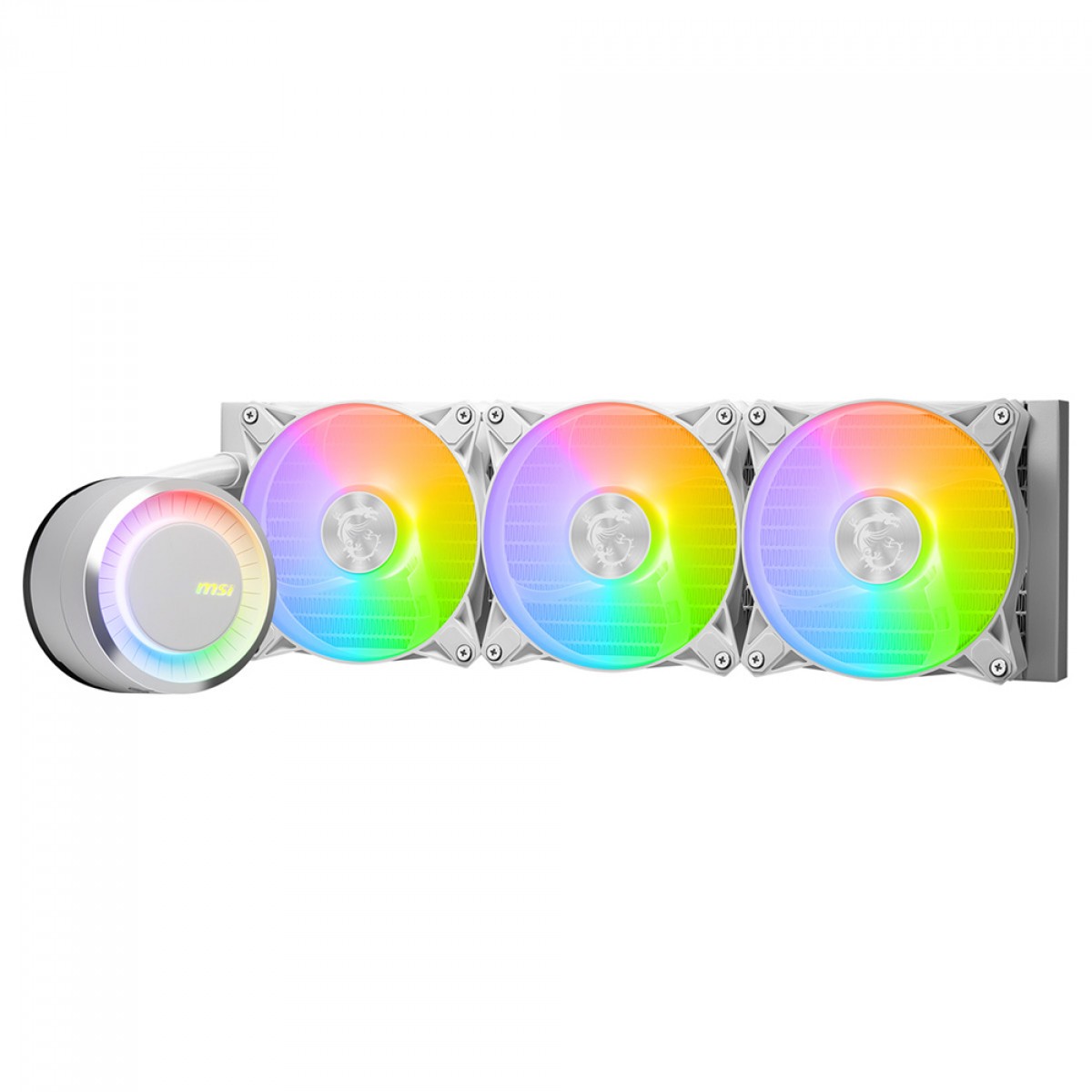 Water Cooler MSI MAG Coreliquid E360, ARGB, 360mm, Intel-AMD, Branco