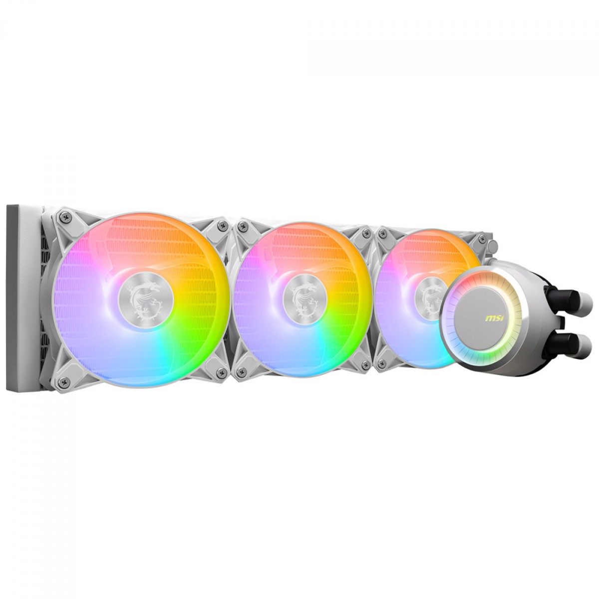 Water Cooler MSI MAG Coreliquid E360, ARGB, 360mm, Intel-AMD, Branco