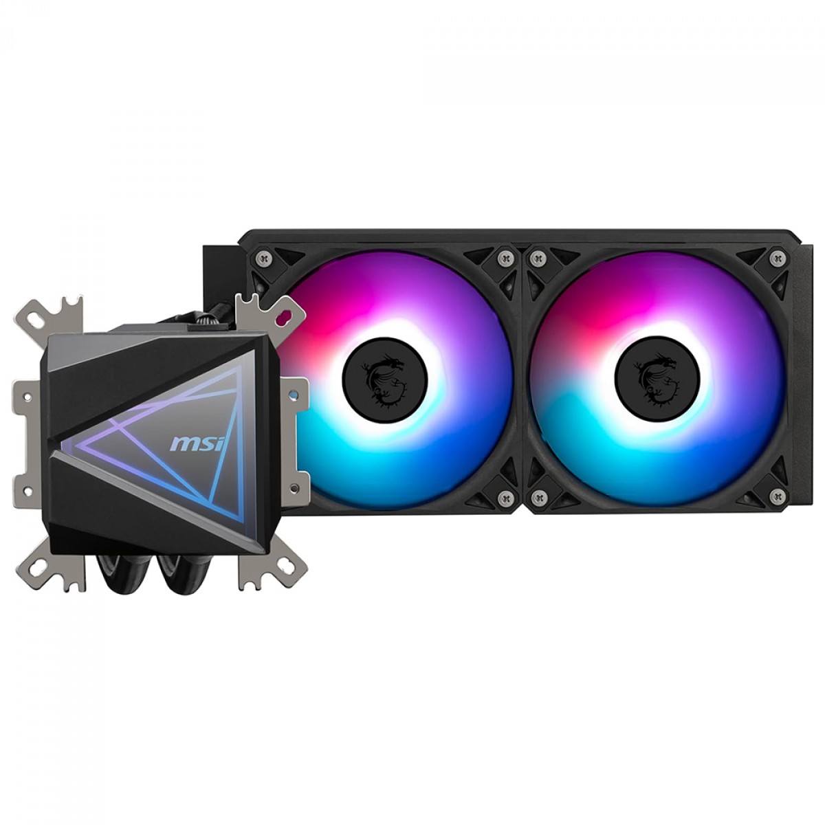 Water Cooler MSI MAG Coreliquid I240, ARGB, 240mm, Intel-AMD, Preto