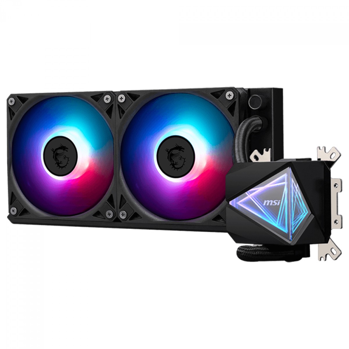 Water Cooler MSI MAG Coreliquid I240, ARGB, 240mm, Intel-AMD, Preto