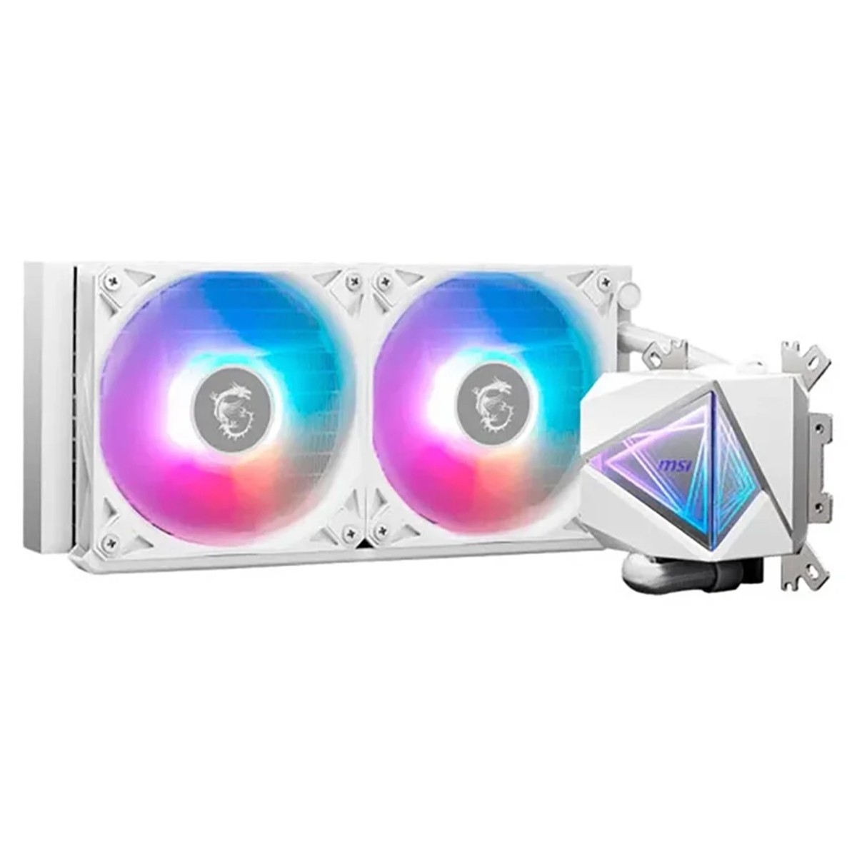 Water Cooler MSI MAG Coreliquid I240 White, ARGB, 240mm, Intel-AMD, Branco, 306-7ZW7E21-C24