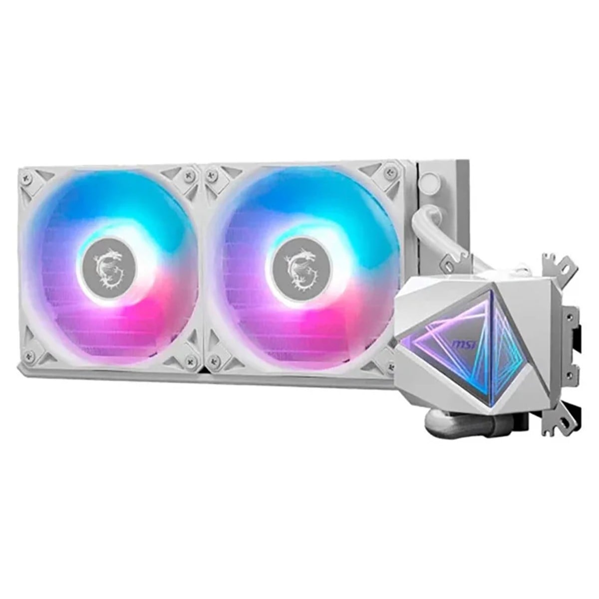 Water Cooler MSI MAG Coreliquid I240 White, ARGB, 240mm, Intel-AMD, Branco, 306-7ZW7E21-C24