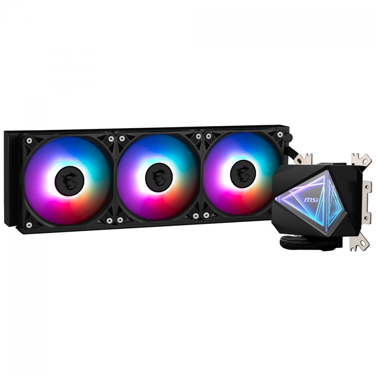 Water Cooler MSI MAG Coreliquid I360, ARGB, 360mm, Intel-AMD, Preto