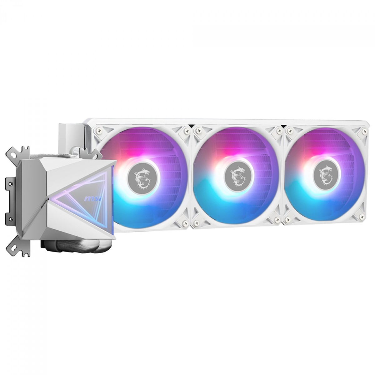 Water Cooler MSI MAG Coreliquid I360 White, ARGB, 360mm, Intel-AMD, Branco