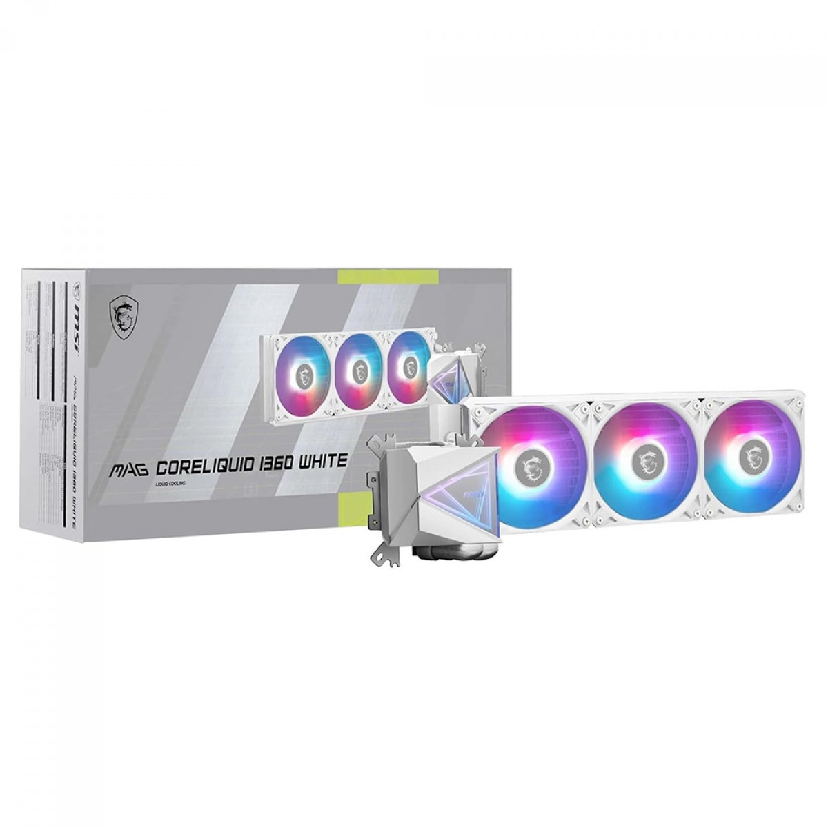 Water Cooler MSI MAG Coreliquid I360 White 360mm | Terabyte