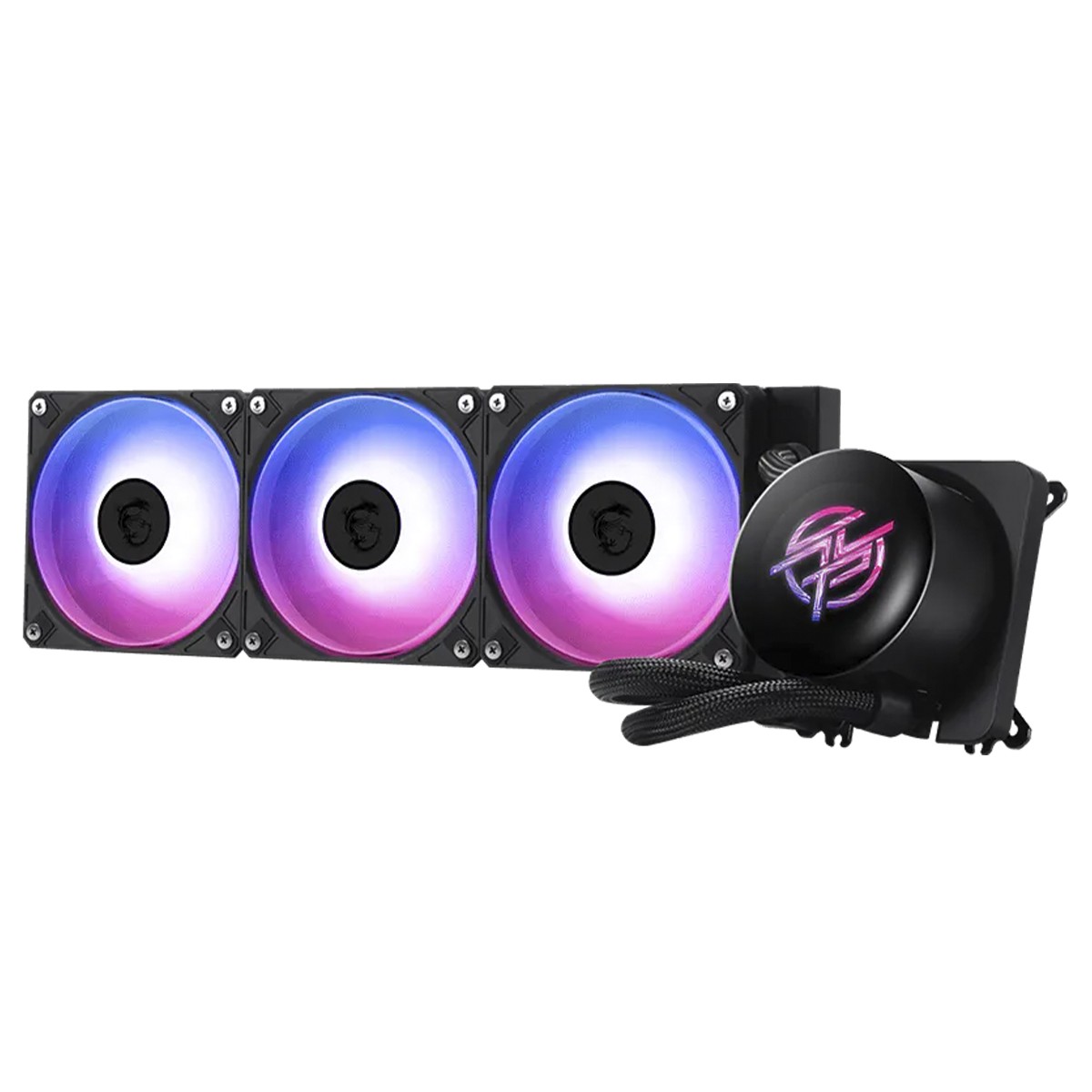 Water Cooler MSI MAG Coreliquid P13, ARGB, 360mm, Com Display LCD, Intel-AMD, Preto, 306-7ZWGA14-L80